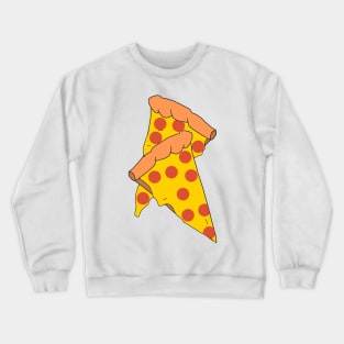 Pepperoni and Cheese Pizza Slices Crewneck Sweatshirt